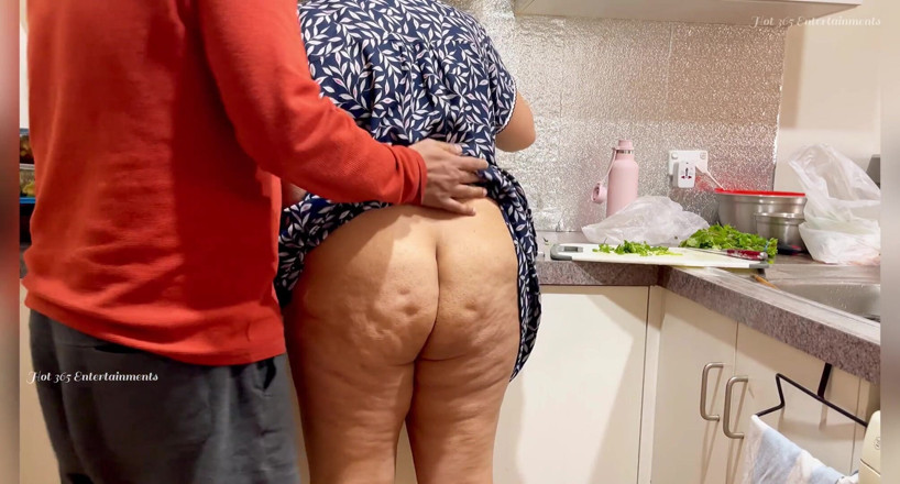 Hot 365 Entertainments: Romantic Indian Couple - Sexy Wife’s Night Wear Lifted up, Ass...