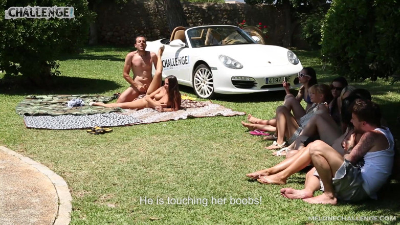 Melone Challenge: Two challengers try show to watching people big success with...