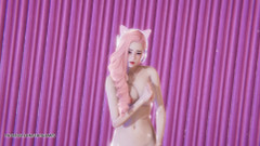 3D-Hentai Games: [mmd] Seraphine dance League of Legends seksi dengan overdosis hentai...