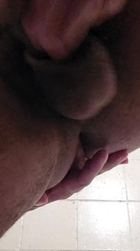 Quick Masturbation in the Bathroom