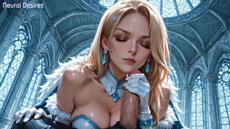Neural Desires: Diamond Elegance daripada Ratu Hellfire - Video Ai