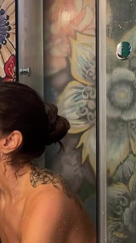 MILF Gets a Fast Doggy in the Shower After Teasing Her Husband