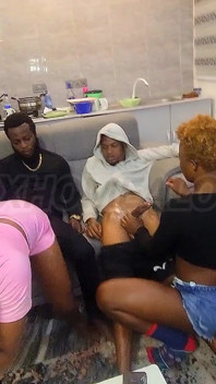 College Girls Invite Friends for Swinger Orgy Party in Their School Hostel.