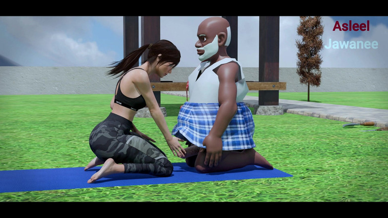 Asleel jawanee: Garderner scopata ragazza nel parco