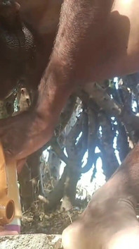 Rakesh Try Double Dildo
