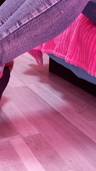 Foot worship for a blonde mature woman