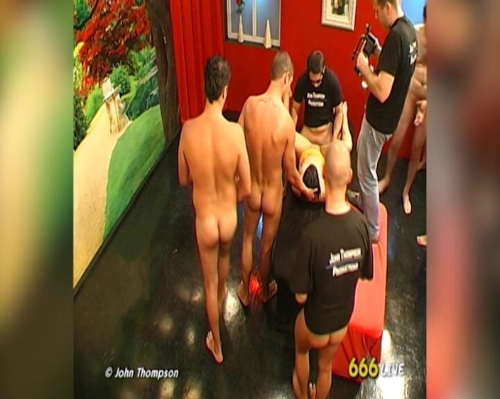 Piss Lover: Brunette Slut Drenched in Piss by Multiple Men