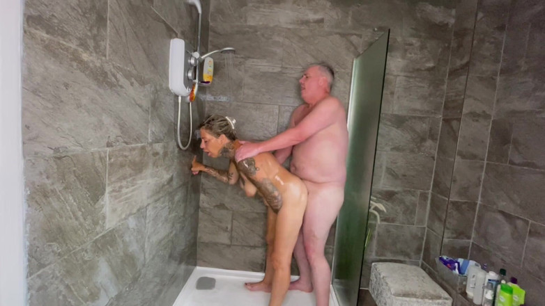 MattyFacial: Wet T-shirt for Emma Before Fucking in the Shower