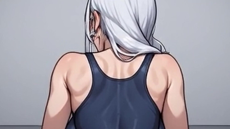 Aiwaifuloops: Waifu amatoriale teen pov - costume da bagno in ufficio stuzzica...
