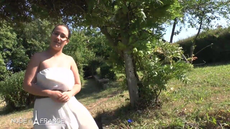 Nude in France: Horny Blonde Cougar Gets Her Ass Hammered and Creamed in...