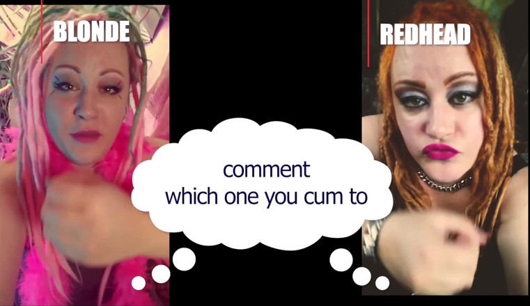 Campsissyboi: Comment which one made you cum blonde or redhead straight...