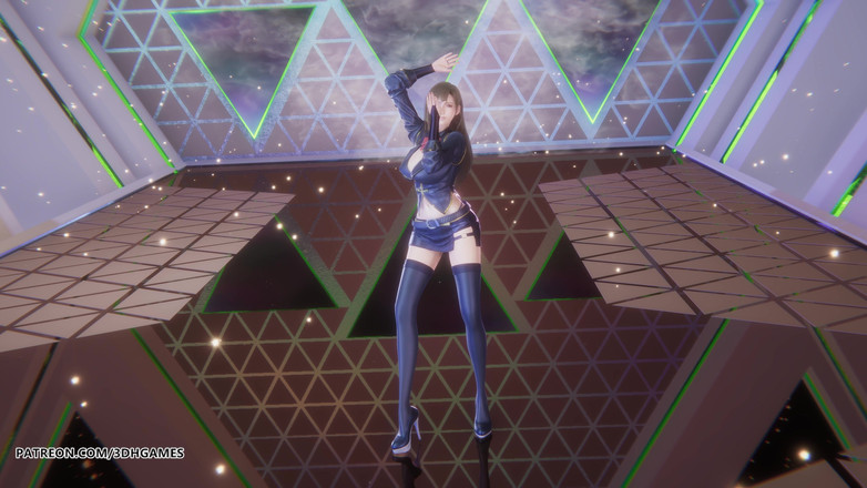 3D-Hentai Games: Chung Ha - algoz de Tifa Lockhart em sexy striptease final...