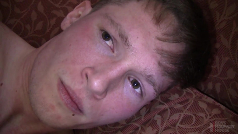 Boys half-way house: Muscular teen has tight hole painfully stretched by two older...