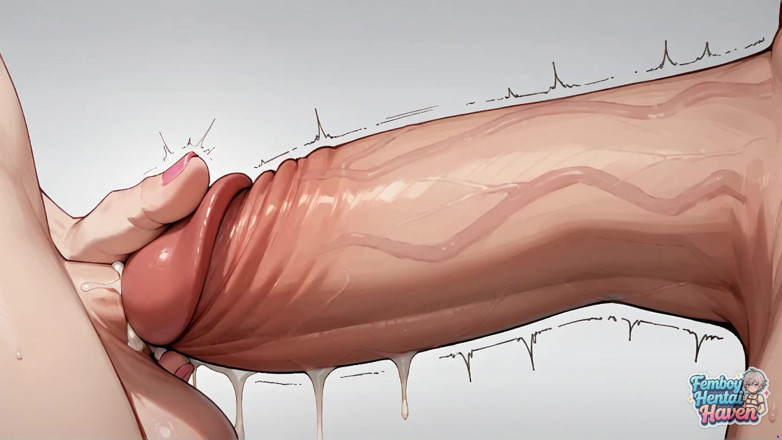 Femboy Hentai Haven: ¡Los sucios chorros de femboy de Transvista en la playa!...