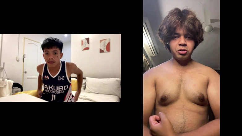 Jameson Official: Asian Twink Drills Indian Twink Live on Cam