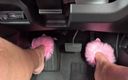 Emma Voyeur: I Press the Pedal Honda in Pink Heels