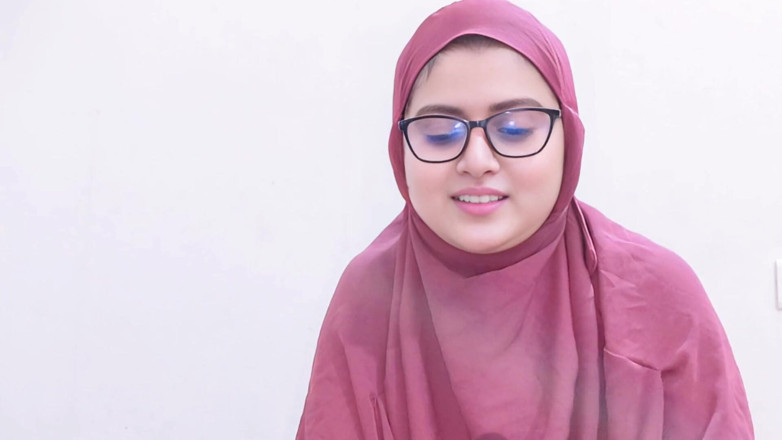 Your-Eshita: Piękna hijabi indyjska nauczycielka Bangla prawie nie rucha się z...