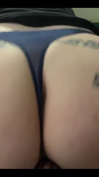 Teasing Rods locked cock with my ass
