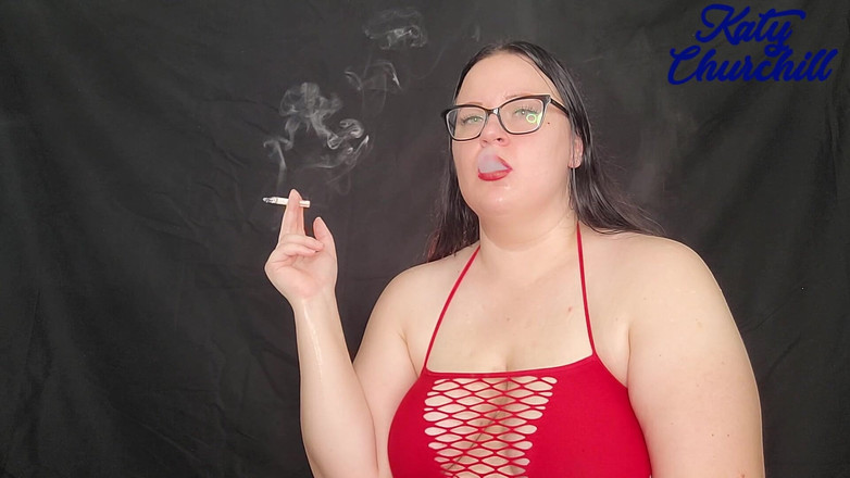 Katy Churchill: Bbw těžké kouření povzbuzení při kouření při kouření řetězu