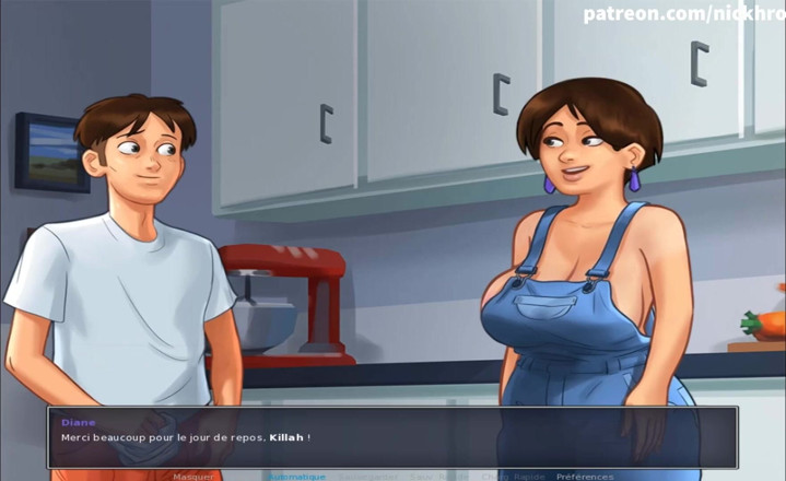 Cartoon Universal: Summertime saga part 51 - my slutty stepaunt ( French sub )