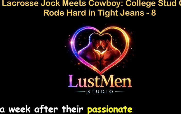 LustMen: Engelskt ljud gay sexhistoria - Lacrosse Jock möter cowboy: College stud...