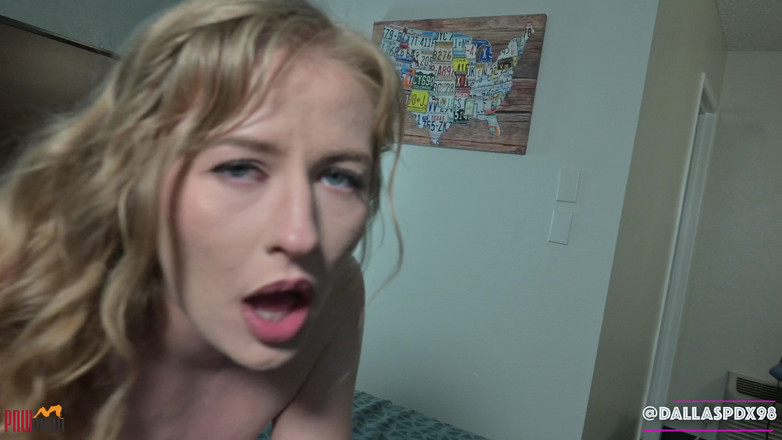 PNW Porn: Dallas Trashy Motel Creampie