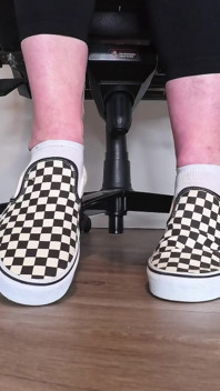 Piedi subdoli da ufficio in furgoni- spogliarello solo dita dei piedi & intenso gioco a piedi nudi poV