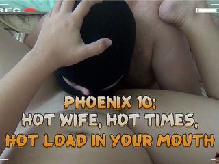 Homemade Cuckolding: Phoenix: soție sexy, momente fierbinți, încărcătură fierbinte în gura ta