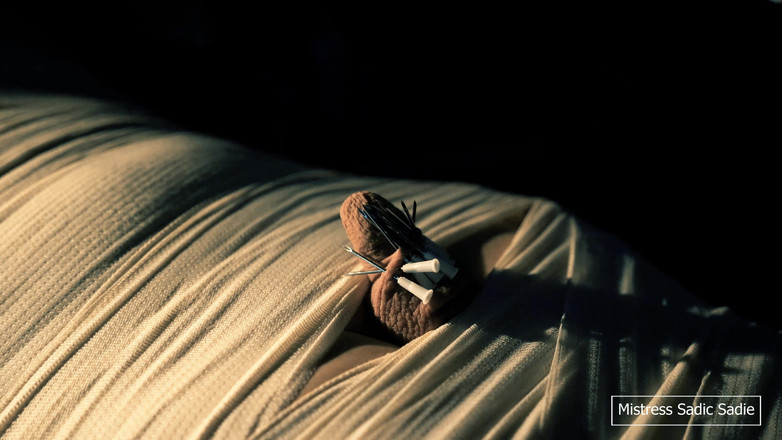 Sadic Sadie: Gra medyczna z mumifikacją, igłami, CBT i elektrodynamiką.