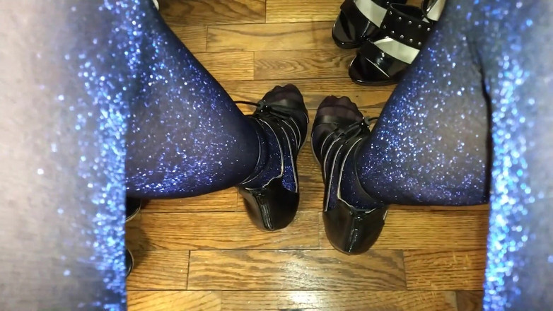 Pantyhose Jasmine: Sissy crossdresser jugando con mi polla
