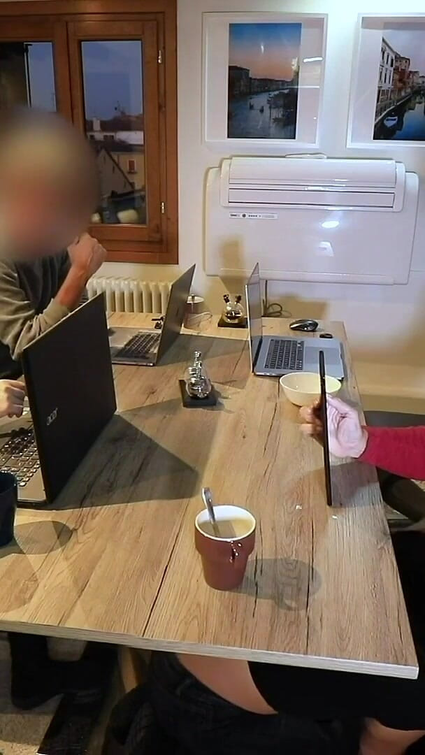 Extreme! Hot Cock Made to Cum Under the Table (Alexandra Wett)