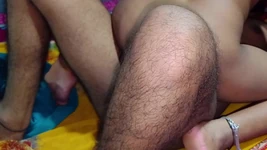 There Was No One at Home, so I Took Bhabhi's Stepsister to the Room, Made Her Lie on Top of Me on Bhabhi's Bed and Fucked Her.