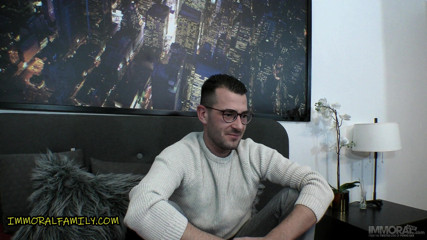Immoral Family: Pervert stepson & buddy creampie crazy rimming stepmom