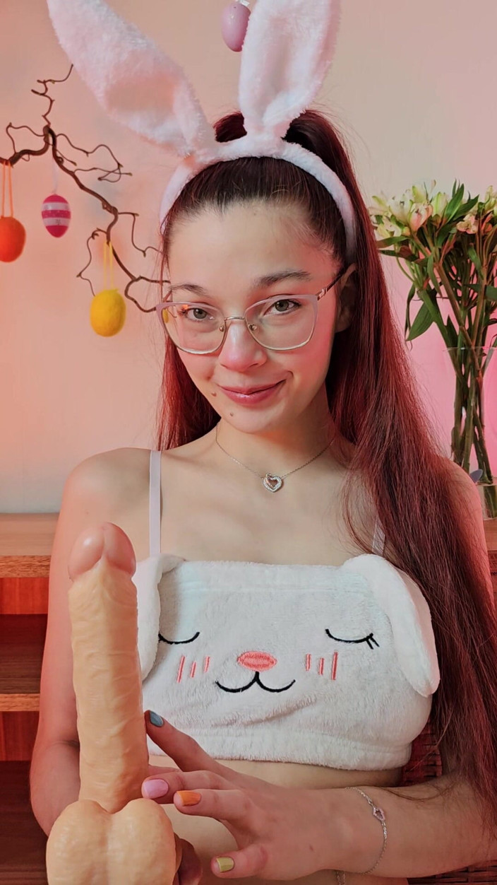 petitesubkitten: Easter JOI - Your Redhead Bunny Guides Your Strokes for a...