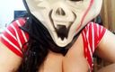 katha: Lonely Stepmom Celebrates Halloween Showing Tits and Pussy