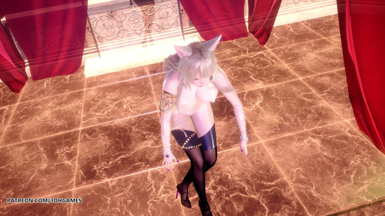 3D-Hentai Games: [MMD] Loona - PTT (colora la città) Sexy danza nuda Ahri Akali...