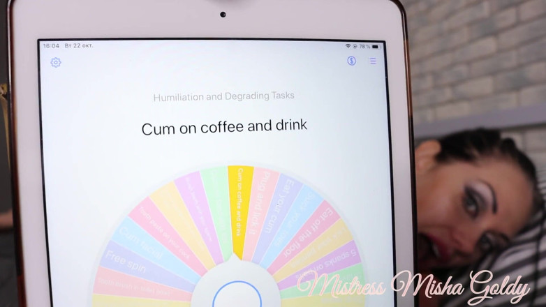 Goddess Misha Goldy: 5 humiliation tasks for you