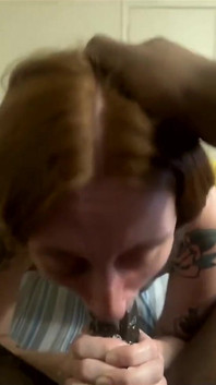 Deepthroating Him Sloppy Head Lots of Bubbles