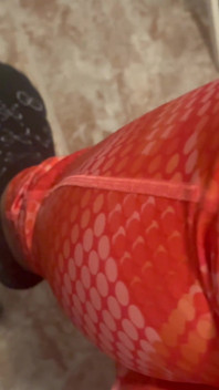 Young Man in Leggings Masturbates