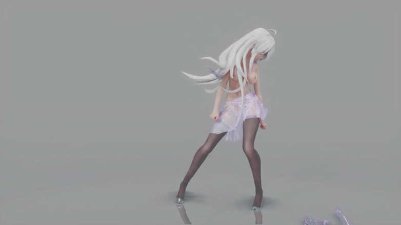MikuMotion: Mmd 브라운 아이드 걸스; 쉬어 드레스; 시스루 힐; Black Stockings