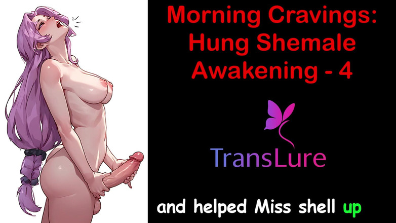 TransLure: Cerita Seks Audio Inggeris - Keinginan Pagi: Kebangkitan Shemale Hung - 4