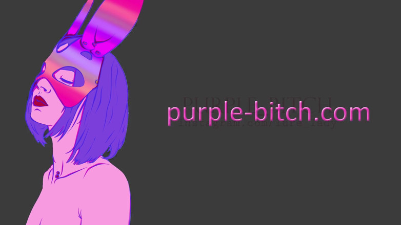 Purple Bitch: Zero Two, Lollipops и большой черный член трахают пальцами анальную киску