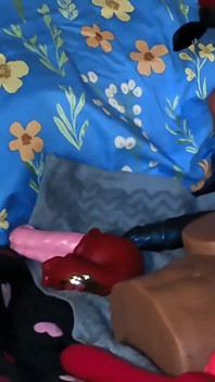 Dildo Play Leads to Pussy Eating and Cock Sucking