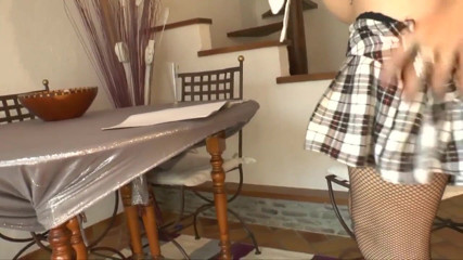 Real Anal Stories: Dirty teen fucked in the living room