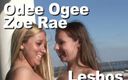 Edge Interactive Publishing: Odee Ogee și Zoe Rae lesbos se dezbracă reciproc goale