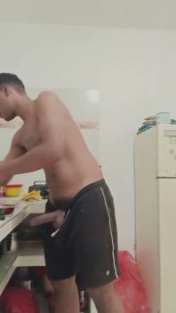 Big Dick Gets Horny When He Cooks