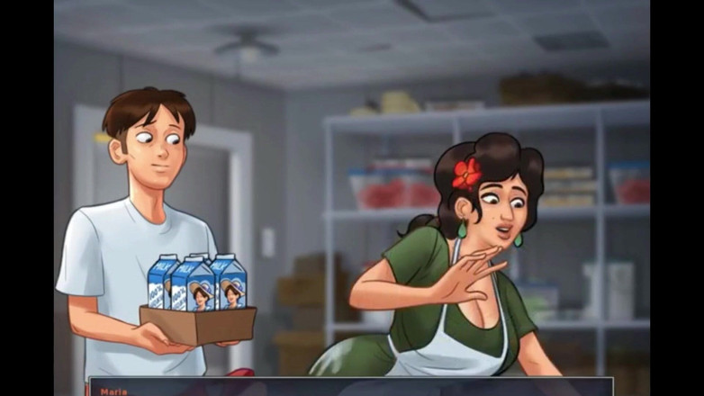 Miss Kitty 2K: Summertime Saga Del 46 - Italiensk byte av Misskitty2k