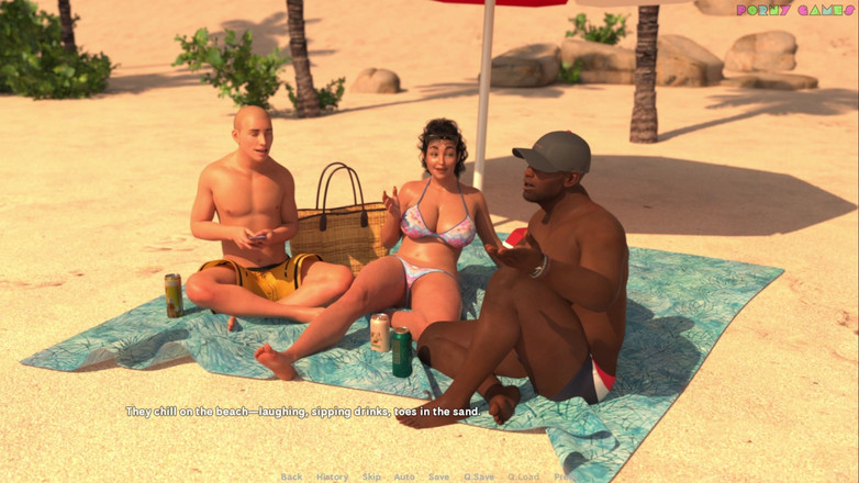 Porny Games: Wihte Foam tarafından exibitionist evli kadın - üvey anne yardım ediyor 3