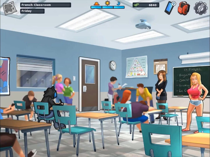 Cartoon Play: Saga estivale, partie 242 - détendez-vous après les cours avec le prof