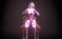 Wraith ward: Una ragazza rosa fa una lap dance che scopa